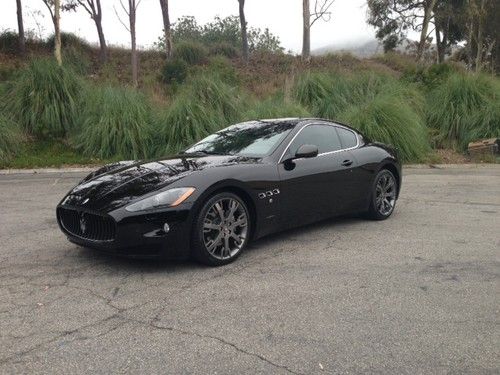 Maserati gran turismo black / black 6k miles mc sportline trim new tires
