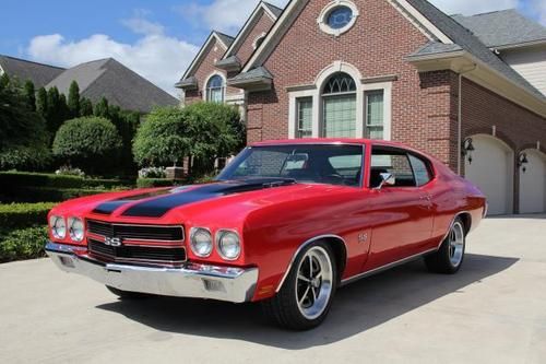 1970 chevelle ss tribute 454 auto air conditon red show