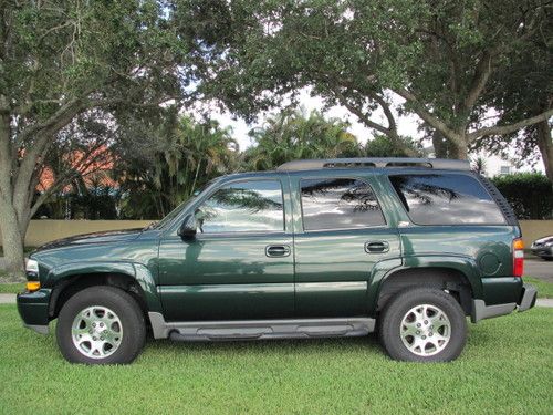 2002 chevrolet tahoe z71 4x4 4wd v8 5.3l flexfuel vortec * leather tow * 1 owner