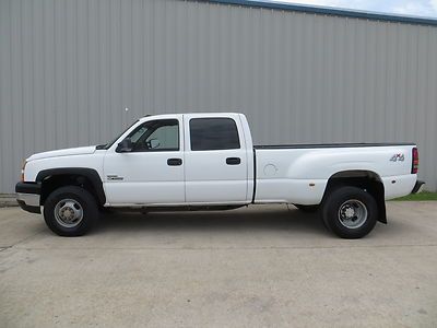 07 k3500hd (lbz) 4wd 1-owner 6.6 duramax 6spd allison crew lwb carfax (no/resv)