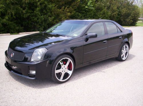 **2005 cadillac cts, 114k, beautiful black on black, texas car**