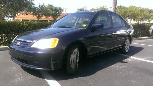 2001 honda civic - 4-door - sunroof - power - 2 yr old paint job - tires 95%