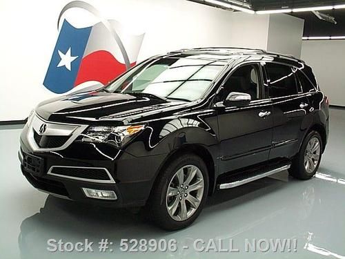 2011 acura mdx sh-awd advance sunroof nav rear cam 9k texas direct auto