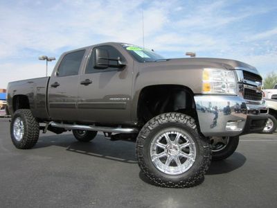 2008 chevrolet silverado 2500 crew cab lt diesel 4x4 lifted truck~fabtech~banks!