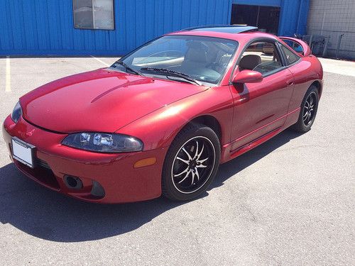 1998 mitsubishi eclipse gsx awd turbo ( very low original 28k miles, red)