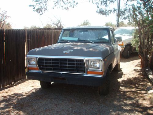 1979 ford f-100 stepside - project in good shape, 351w automatic 2wd