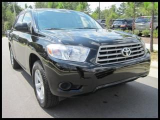 2010 highlander fwd 4dr l4 base  3rd row seating rear climate control roof rack