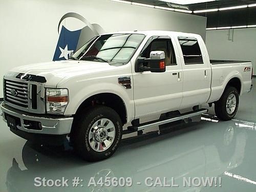 2010 ford f-250 lariat diesel fx4 4x4 sunroof nav 12k!! texas direct auto