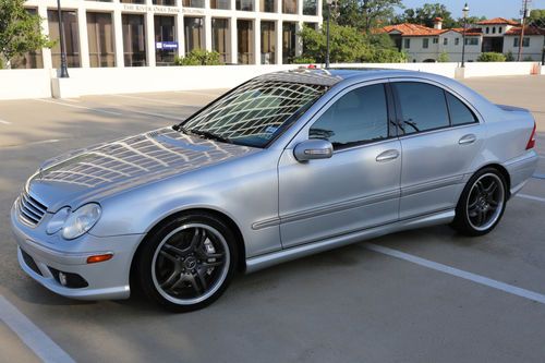 05 c55 amg-82k-nav-premium pkg-hid xenon lighting-cd changer-sat radio-sunroof