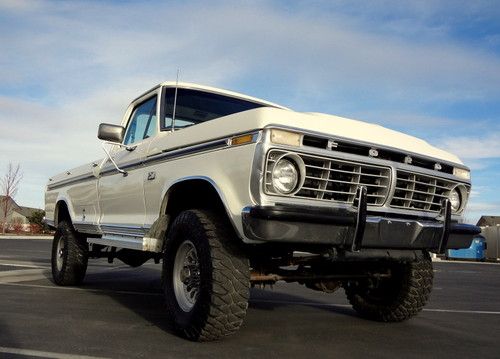 1976 ford f-250 highboy ranger xlt package, camper special, a/c, 4x4 classic