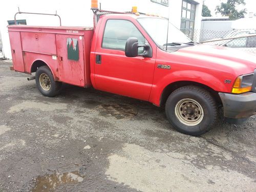 2001 ford e250 utility service truck