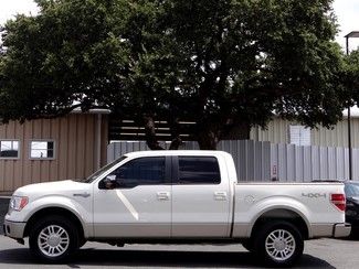 2009 white king ranch 5.4l v8 4x4 sony sync sirius b&amp;w trailer hitch triton htd