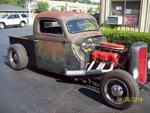 1940 ford  ratrod pick up with 348 chevy