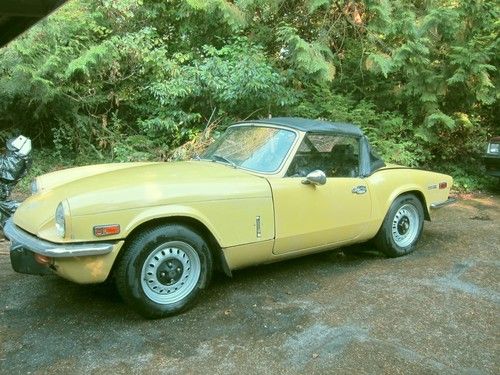 1973 triumph spitfire 1500, only 69,000 miles, original owner, great shape