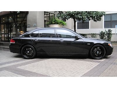 2006 bmw 750li sport package 20" wheels  navigation new tires blk/blk beautifull