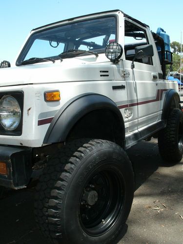 Lifted offroad 1986 suzuki samurai jx sport utility 2-door 1.3l