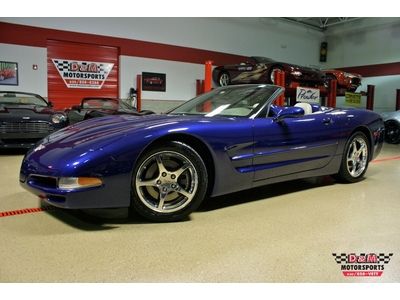 2004 corvette commemorative convertible automatic 8,281 miles polished wheels