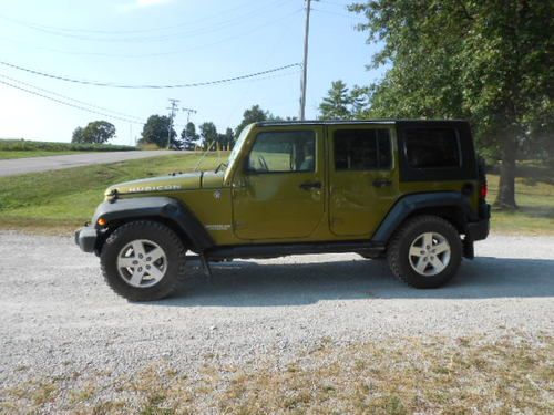 2008 jeep wrangler rubicon 4x4 4 door salvage wrecked damage