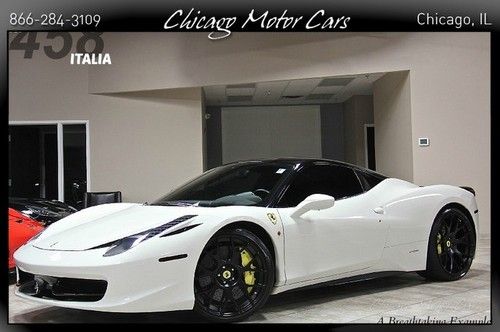 2010 ferrari 458 italia $286 + msrp daytona seats scuderia shields white wow$$$$