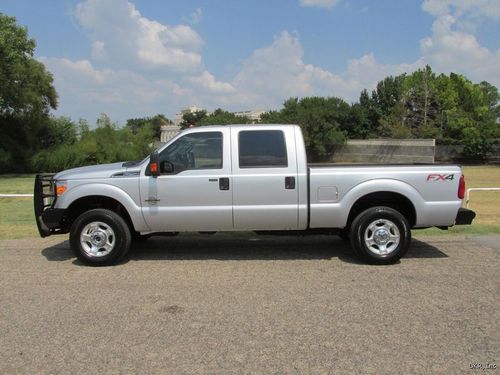 2012 f250 crew cab xlt 4x4 fx4 pckg 44k 6.7l diesel swb auto immac