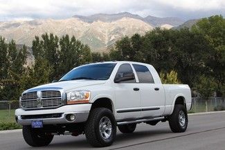 2006 dodge ram mega cab slt 5.9l i6 cummins turbo diesel 4x4 chrome wheels tires