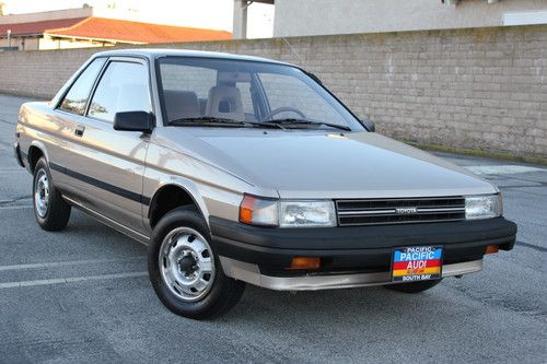 Low 79k miles 40 mpg 1989 toyota tercel automatic 2door coupe non smoker no rust