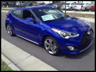 2013 hyundai veloster 3dr cpe auto turbo w/blk int navigation backup camera