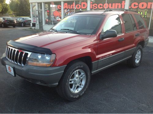2002 jeep grand cherokee laredo 4x4 only 56k wow one owner no accident cherry