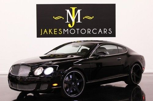 2009 continental gt mulliner pkg, black/black, 1-owner california car, pristine!
