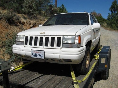 1996 jeep grand cherokee limited sport utility 4-door 5.2l