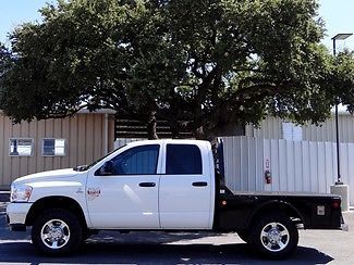 Cummins turbo diesel flatbed leather cruise a/c we finance we want your trade