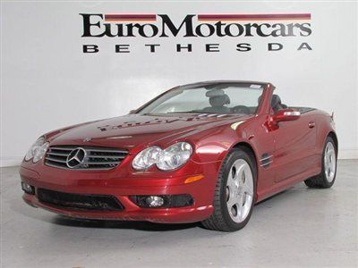 Sl firemist red black leather amg sport keyless best deal clean local low 05 06