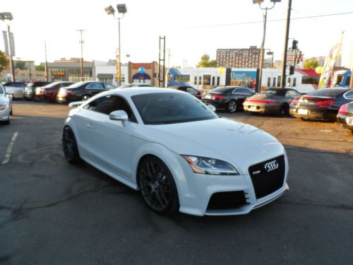 2012 audi tt-rs base coupe quattro, 6 speed manual, turbo, low miles, warranty.