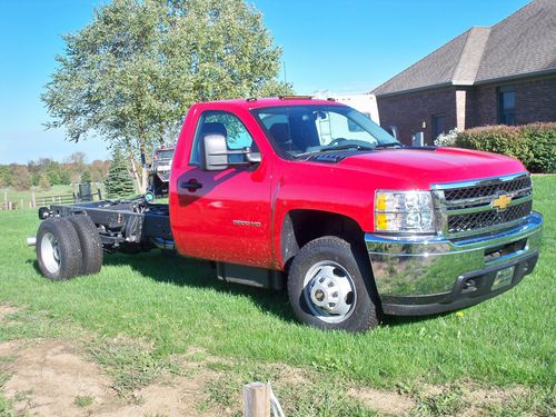 Chevy silverado 3500 3600hd duramax diesel 2013 318 4x4 4wd allison snow plow