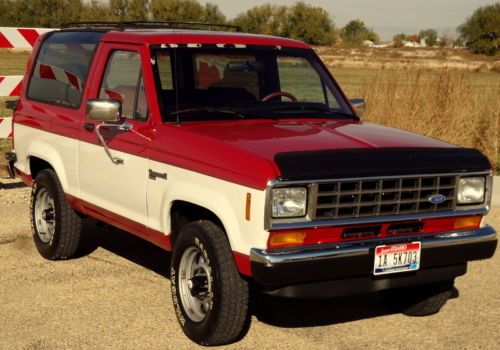 1988 ford bronco ii xlt 4x4, all original, loaded.