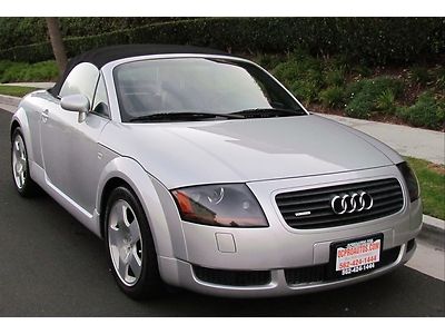 02 audi tt quattro roadster leather cd player power windows manual clean