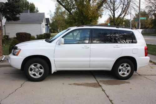 2003 toyota highlander 4-cyl, 2.4 liter awd suv