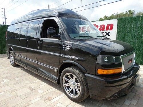 2014 gmc conversion high top custom extended limo van satellite tv full warranty