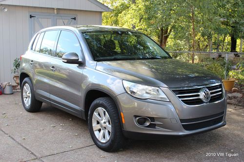 2010 volkswagen tiguan, s, fwd, 6spd, auto, apline gray metallic, turbocharged,