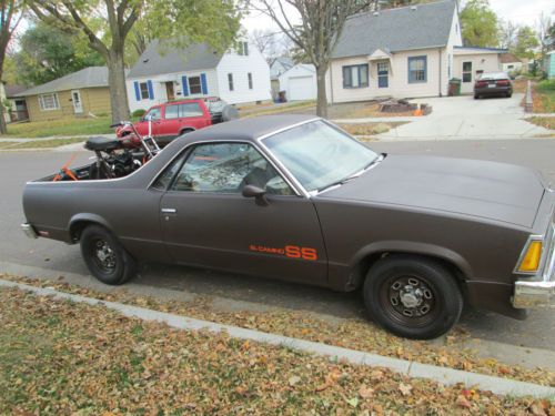 1980 chevy el camino original royal knights edition ss v6 project car!!