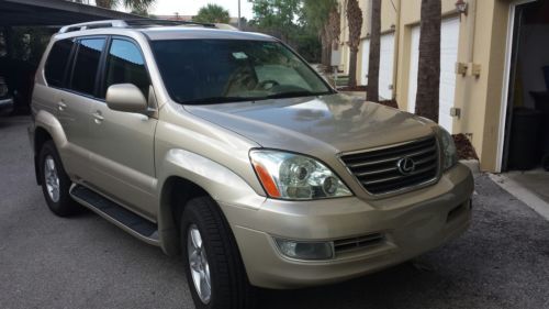 2007 GX470 Sport Utility Gold 33k Miles Nav Sunroof 3rd Row Seats DVD Player, US $22,000.00, image 3