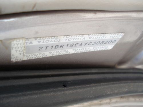 2000 TOYOTA COROLLA LE 1.8L 4-CYL AUTO SIDE AIRBAGS RUNS GREAT NICE!, US $2,990.00, image 23