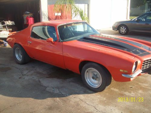 1972 chevrolet camaro split bumper