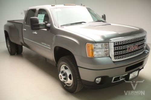 2014 drw denali crew 4x4 navigation sunroof leather heated duramax diesel