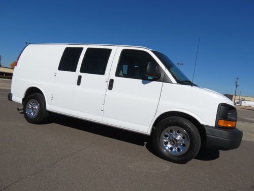 2009 gmc savana chevrolet express 1500 awd cargo van 1 company fleet non smoker