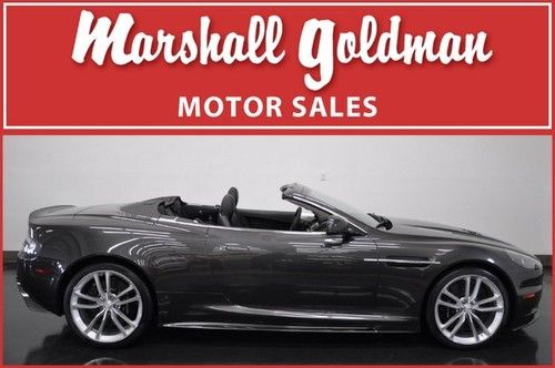 2011aston martin dbs convertible quantum silver/black only 3500 miles