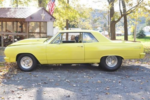 65 chevrolet chevelle pro street leather seats and custom wheels