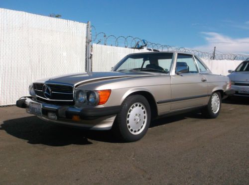 1989 mercedes-benz 560sl base convertible 2-door 5.6l