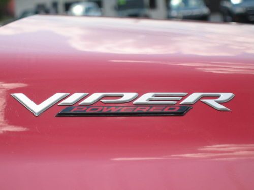 2005 DODGE RAM SRT-10 VIPER QUAD CAB~RED~19K MILES~Extd.. Warr. No winters…LOOK!, image 3