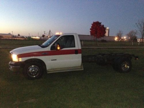 6.0 powerstroke diesel cab chassis dually automatic used serviced clean ton